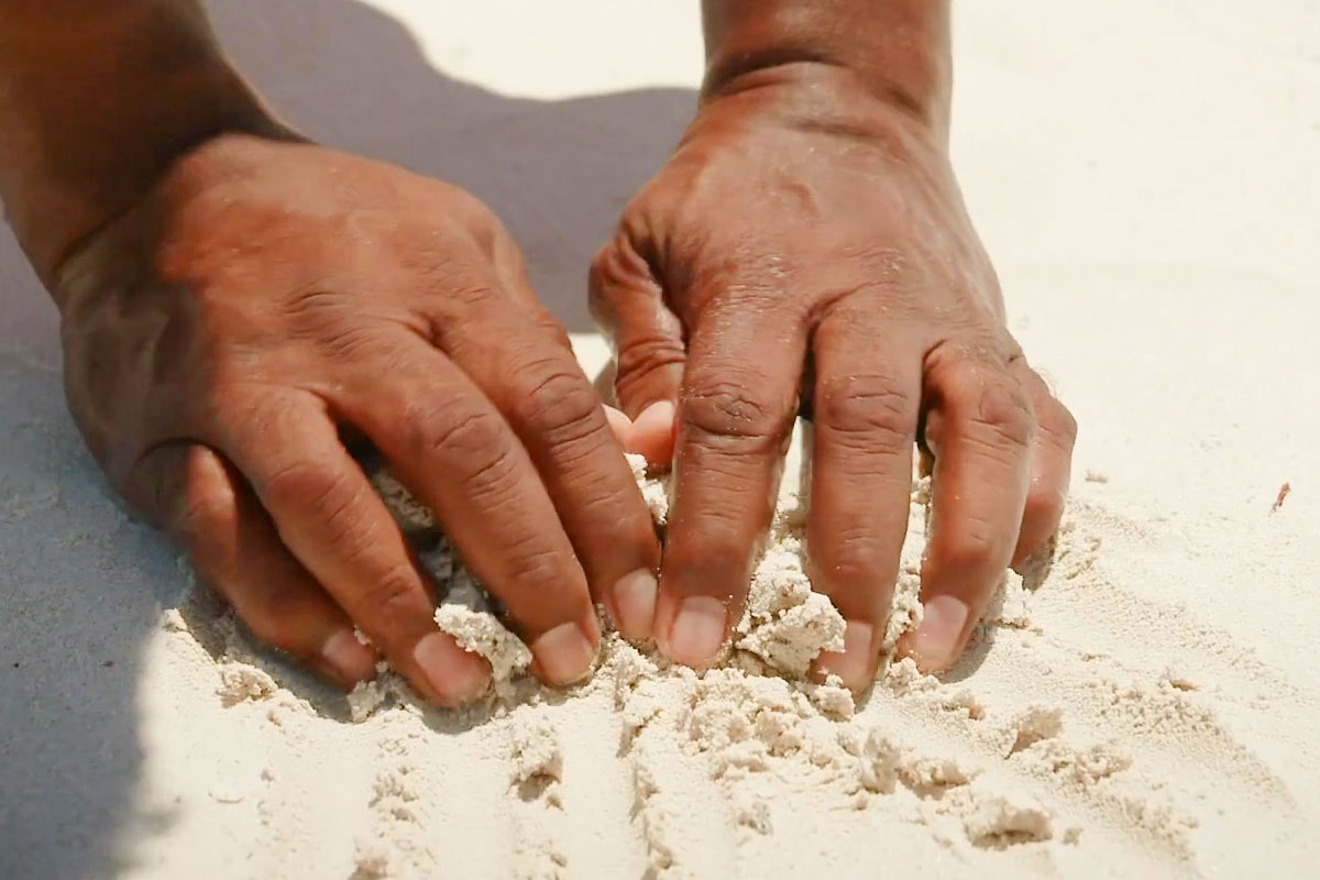 Aboriginal Sand Ceremony